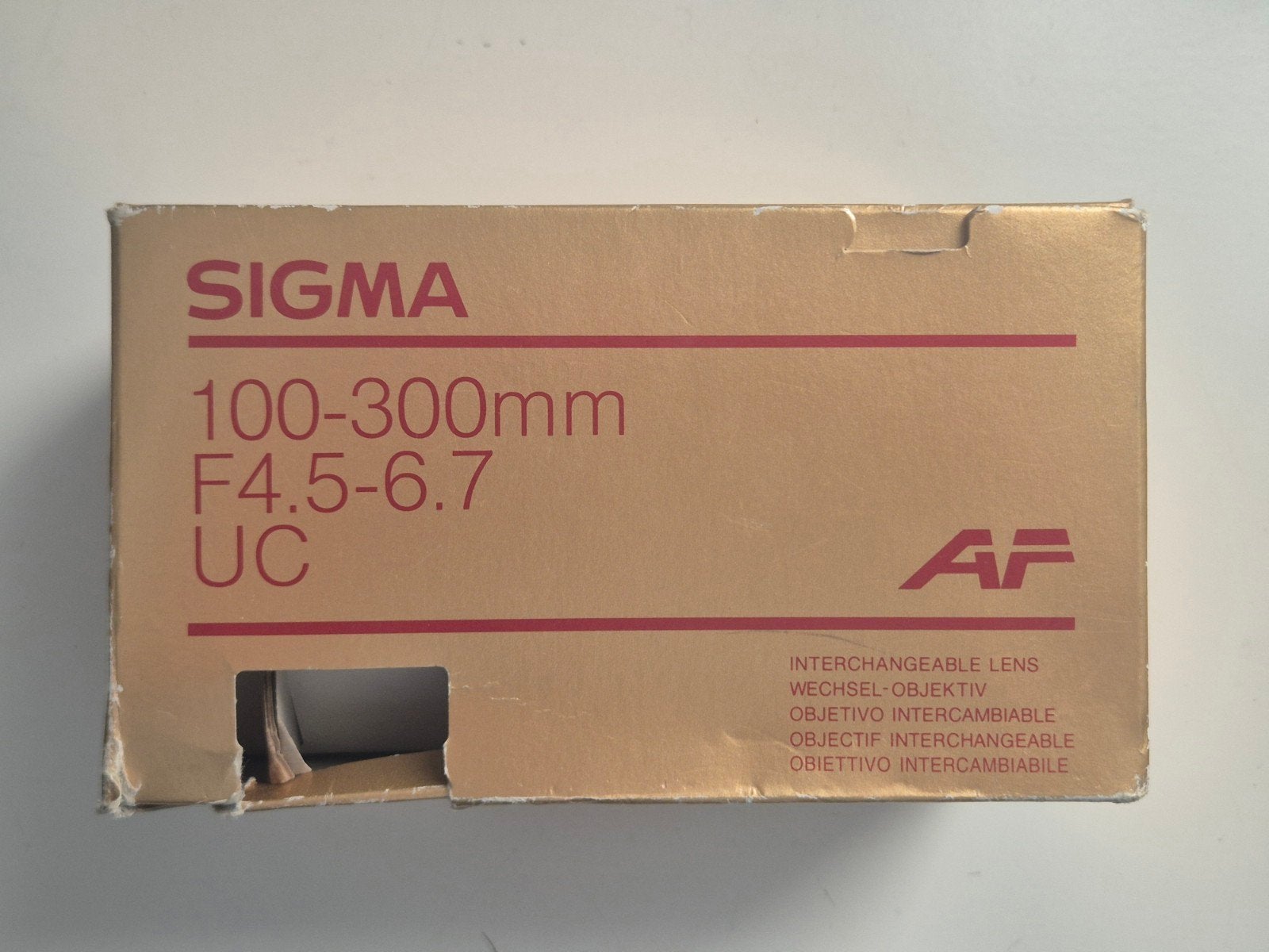 Sigma 100-300mm F4.5-6.7 UC AF Lens, Audio, Tv en Foto, Fotografie | Lenzen en Objectieven, Ophalen, Autofocus, Gebruikt, Sigma
