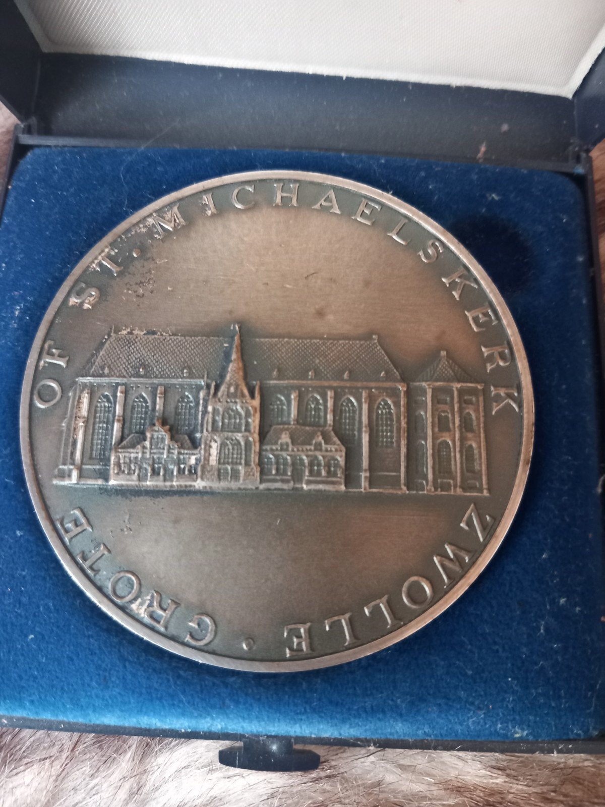 Herdenkingspenning Restauratie Grote St. Michaelskerk Zwol, Postzegels en Munten, Ophalen of Verzenden, Overige materialen, Nederland