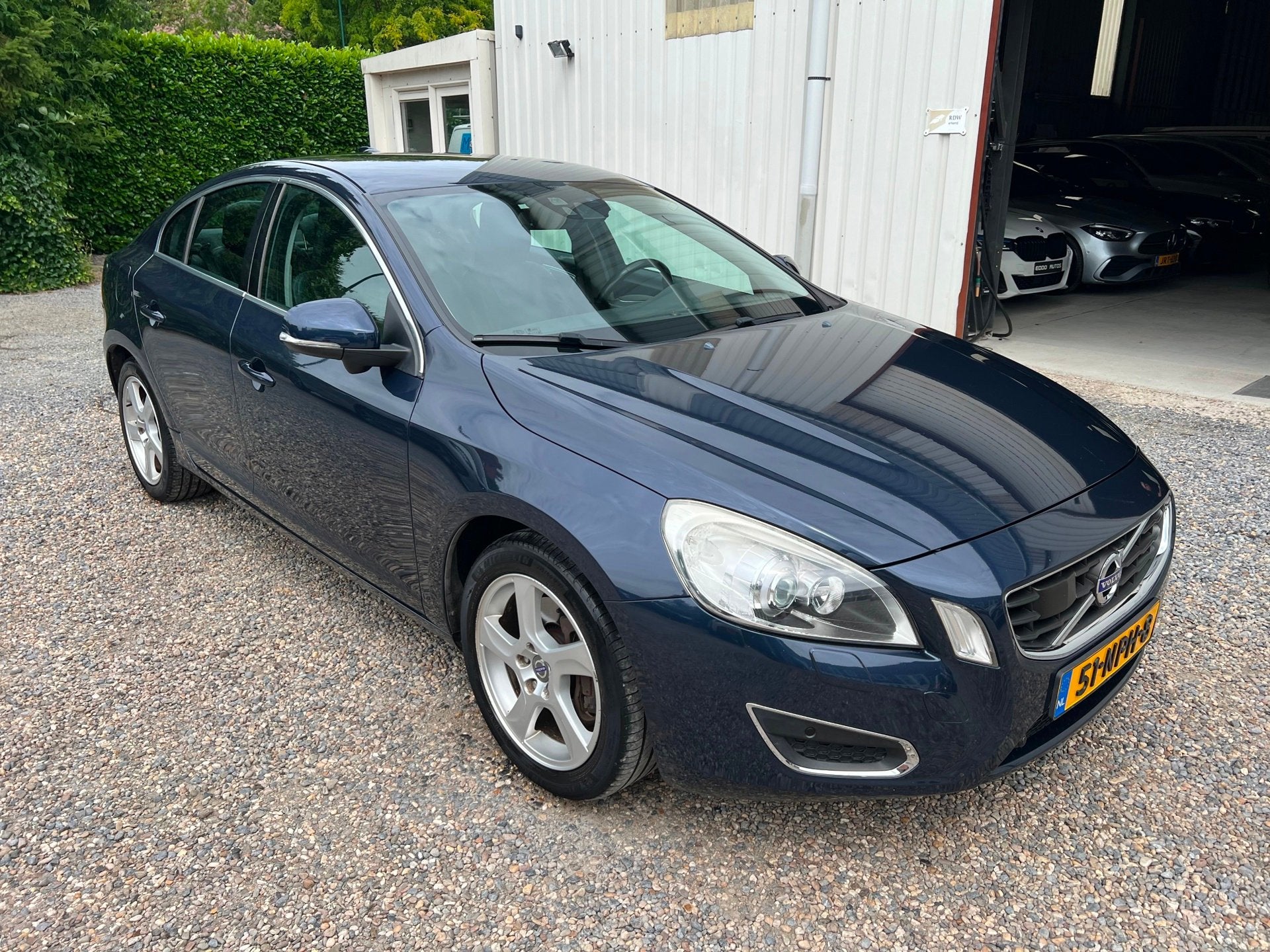 Volvo S60 2.0T Summum AUTOMAAT.NEW-APK.LEER.MEM.XENON.NAP!, Auto's, Euro 5, Zwart, 4 cilinders, Blauw