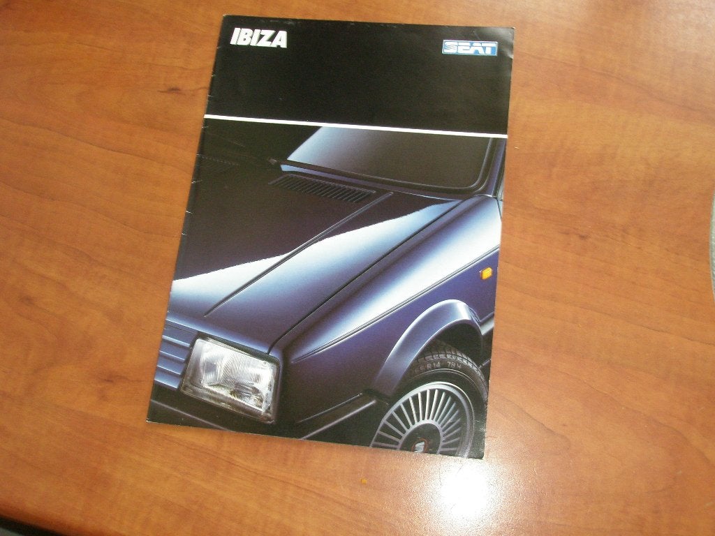 SEAT Ibiza folder 1991, Boeken, Ophalen of Verzenden, Zo goed als nieuw, Citroën