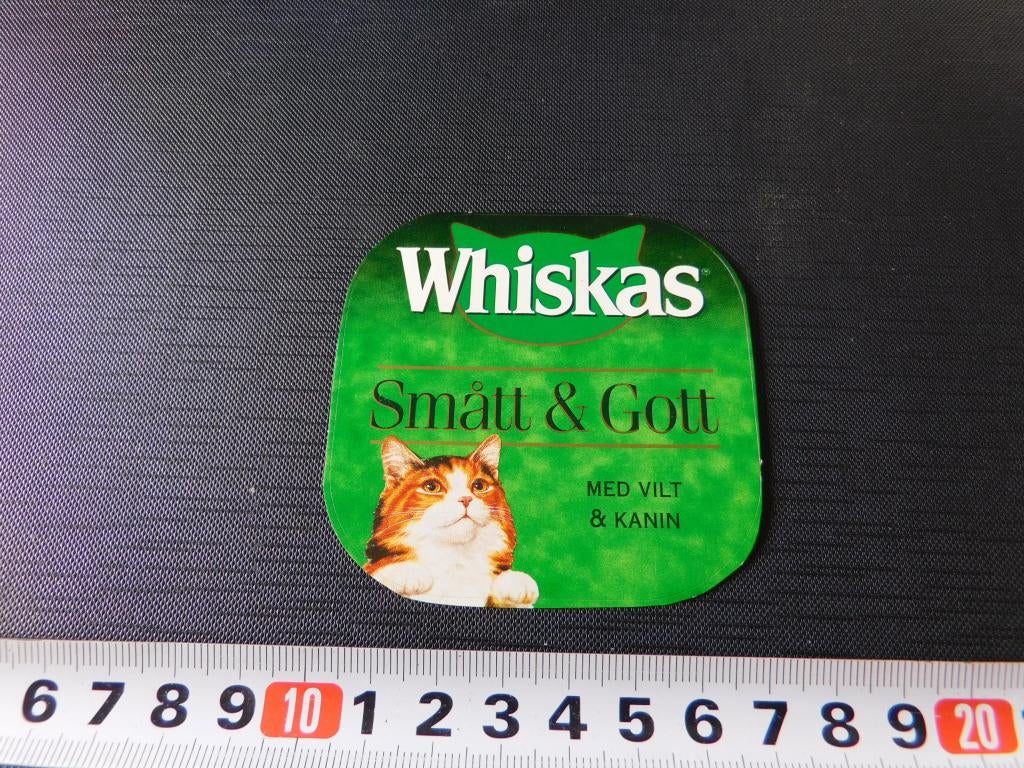 sticker WHISKAS Smatt & Gott, Verzamelen, Ophalen, Zo goed als nieuw