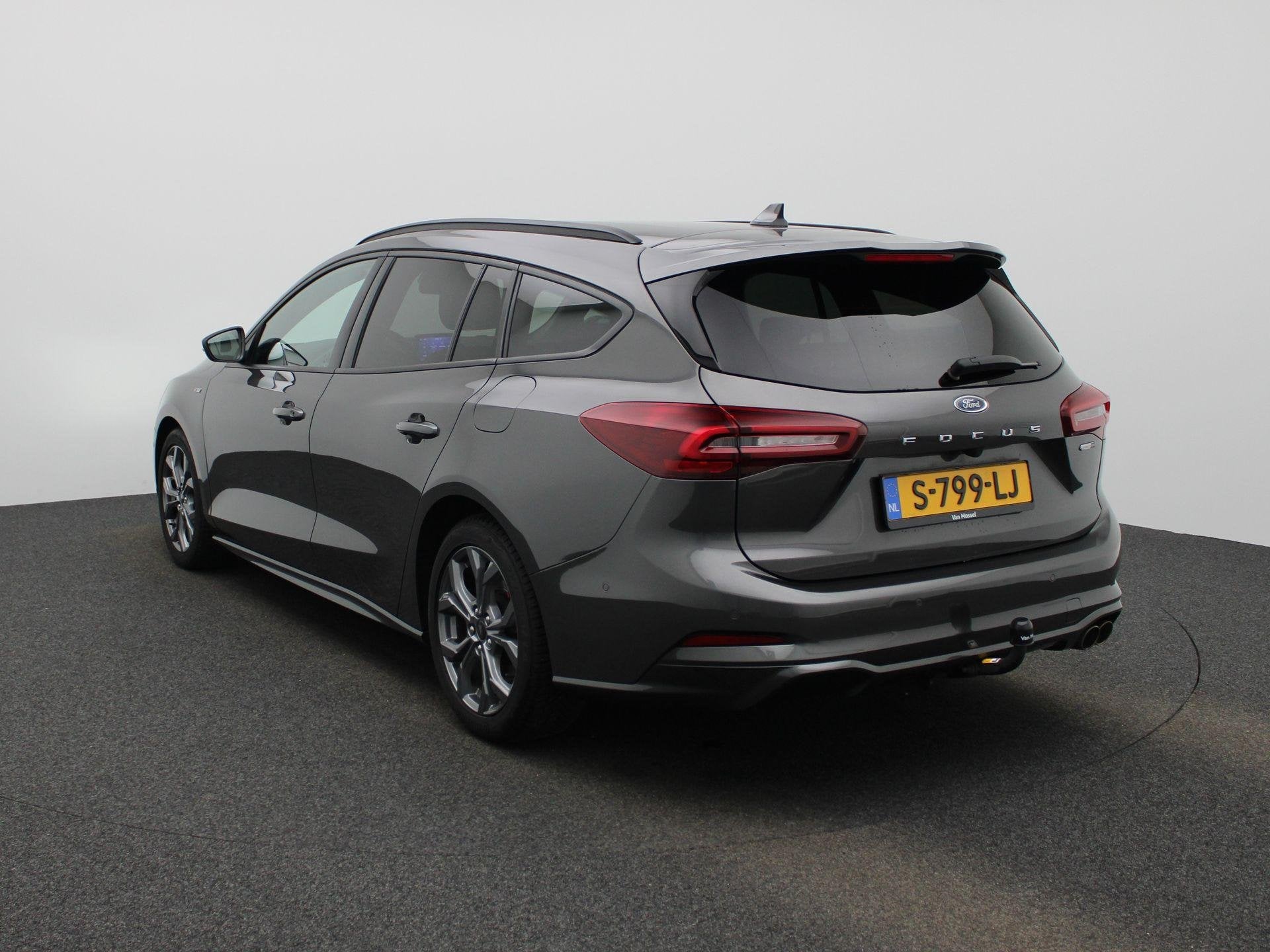Ford Focus Wagon 1.0 EcoBoost Hybrid ST Line | Trekhaak | Au, Auto's, Ford, 12 maanden, Stof, Gebruikt, Euro 6