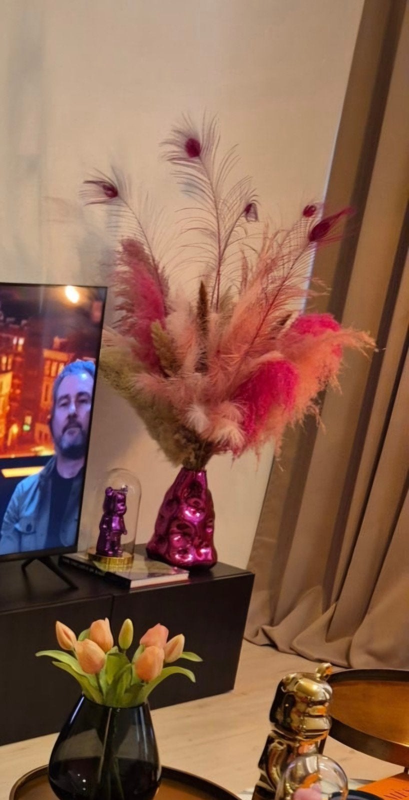 vaas met pampamgras compleet, Ophalen