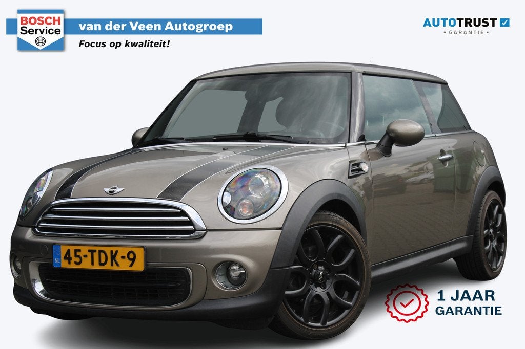 MINI Mini 1.6 One Red Hot | Airco | Sport stand | Radio | El, Euro 5, Stof, Zwart, 4 stoelen