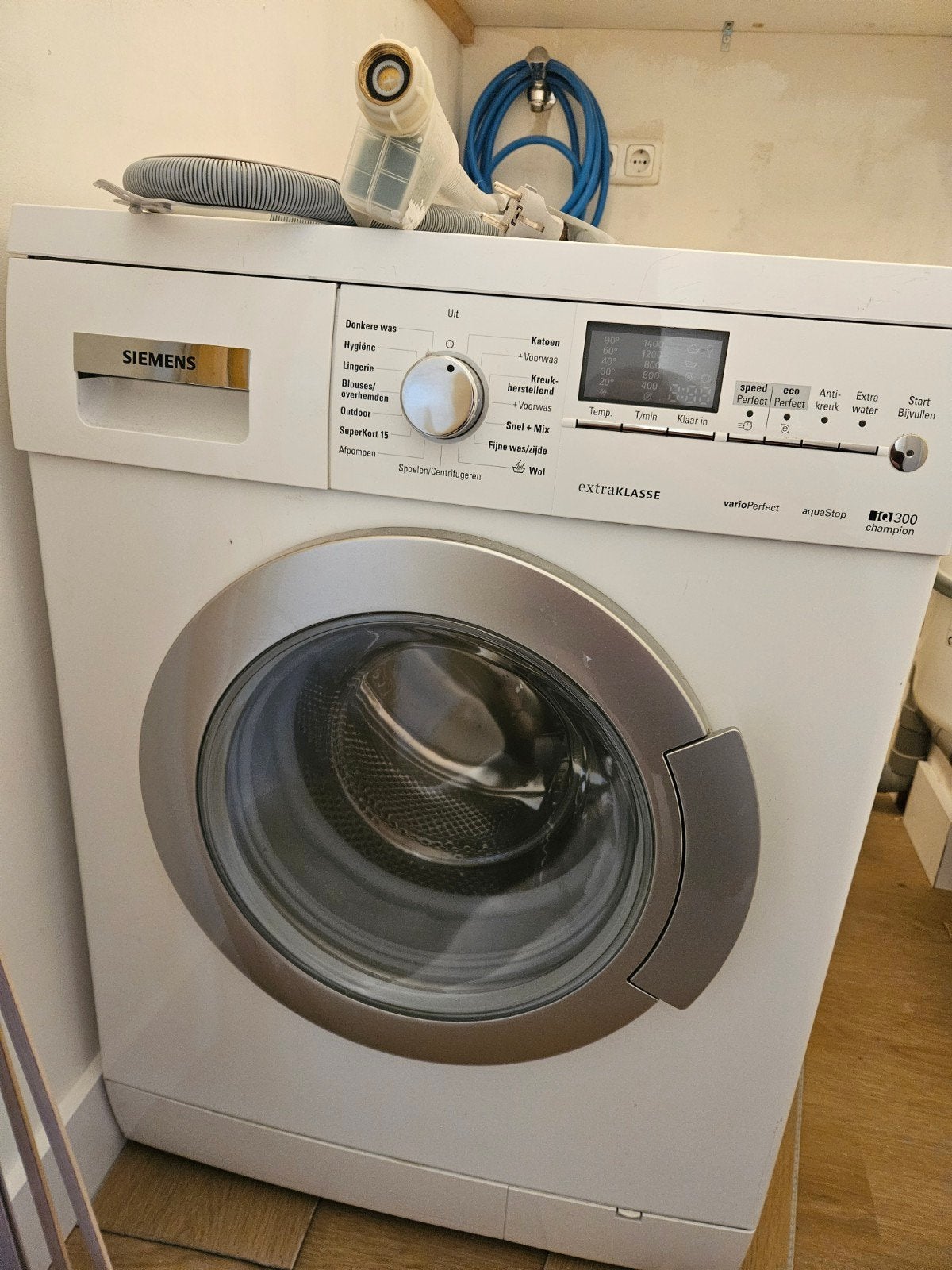 Siemens iQ300 Champion extraKLASSE wasmachine 1400 toeren, Ophalen, Gebruikt, Minder dan 85 cm, 1200 tot 1600 toeren