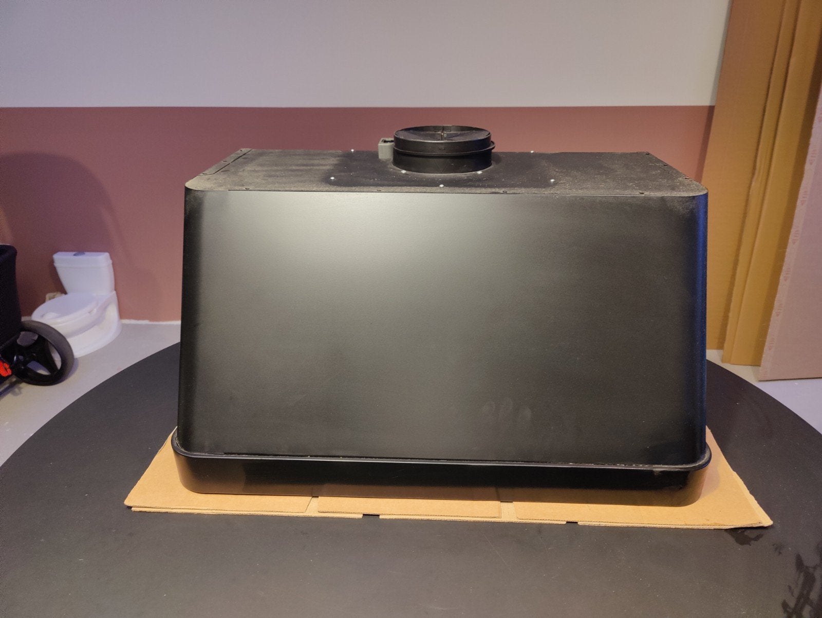 IKEA FOKUSERA afzuigkap zwart, Ophalen, Gebruikt, Wandschouwkap, Motor