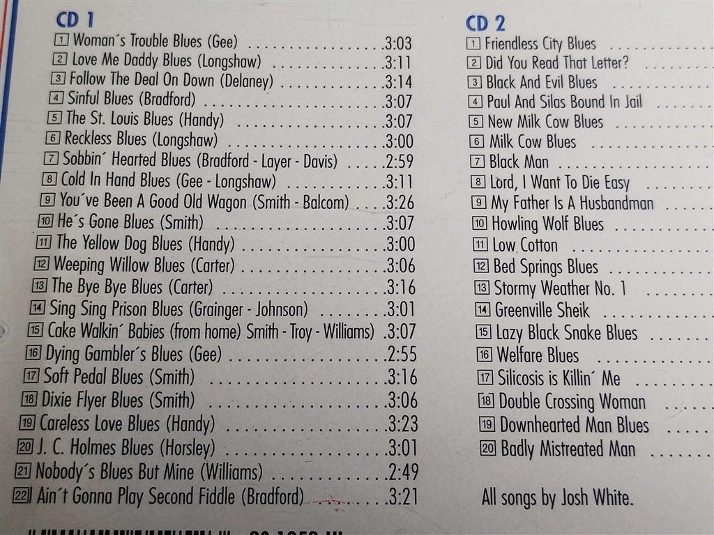 Bessie Smith/Josh White - I ain\'t got nobody [2 CD], Ophalen of Verzenden, Zo goed als nieuw, Jazz