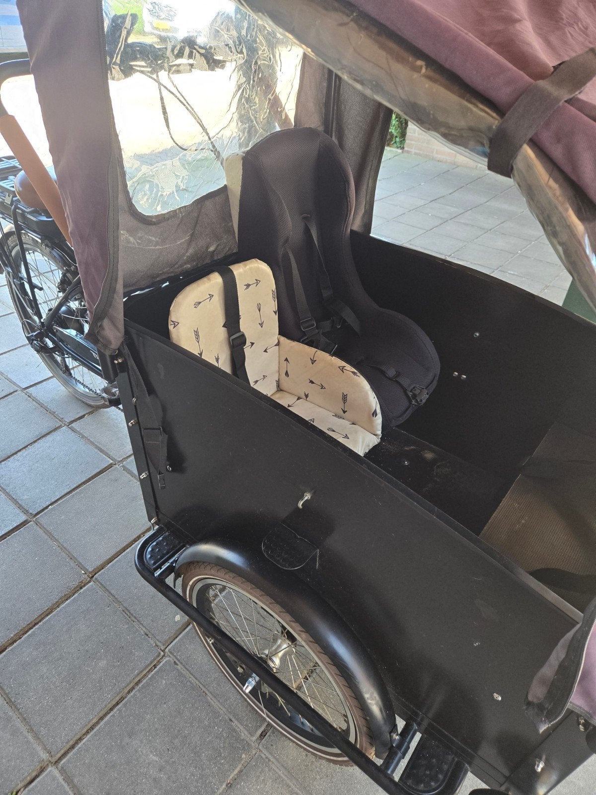 Vogue Troy Elektrische Bakfiets, Ophalen of Verzenden, Zo goed als nieuw, 4 kinderen of meer