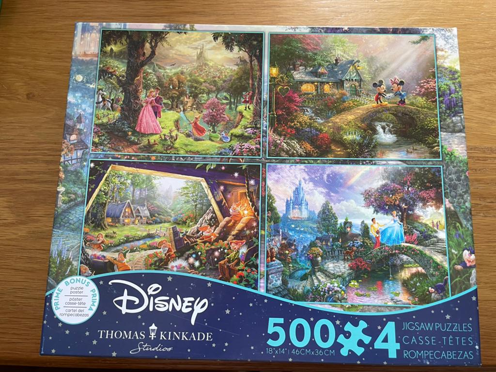 Disney puzzels 500 stukjes, Hobby en Vrije tijd, Denksport en Puzzels, Ophalen of Verzenden, 500 t/m 1500 stukjes, Zo goed als nieuw