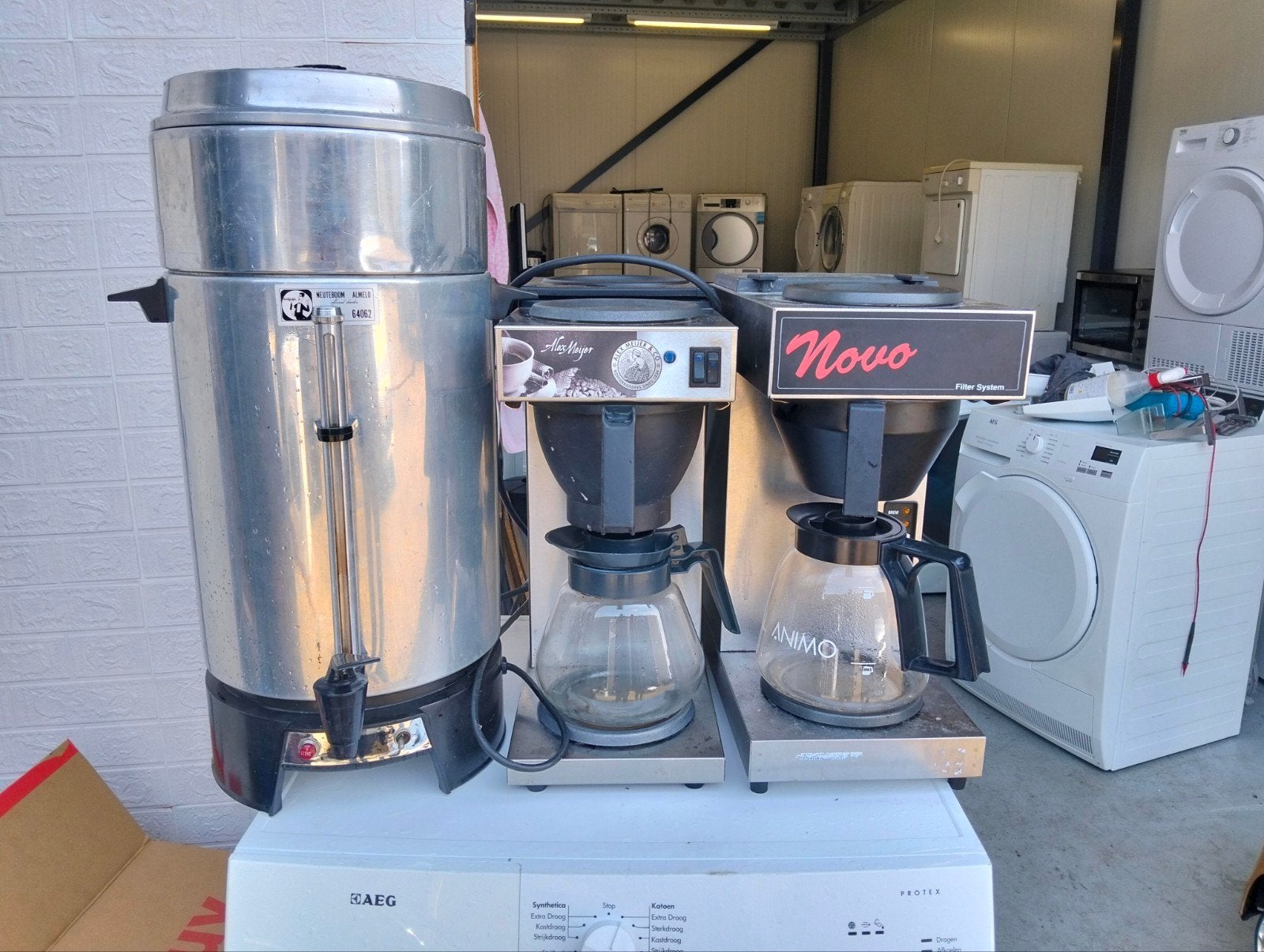 Partij Horeca Koffiezetapparaten - Alex Meijer & Novo, Gebruikt, Ophalen of Verzenden, X, X