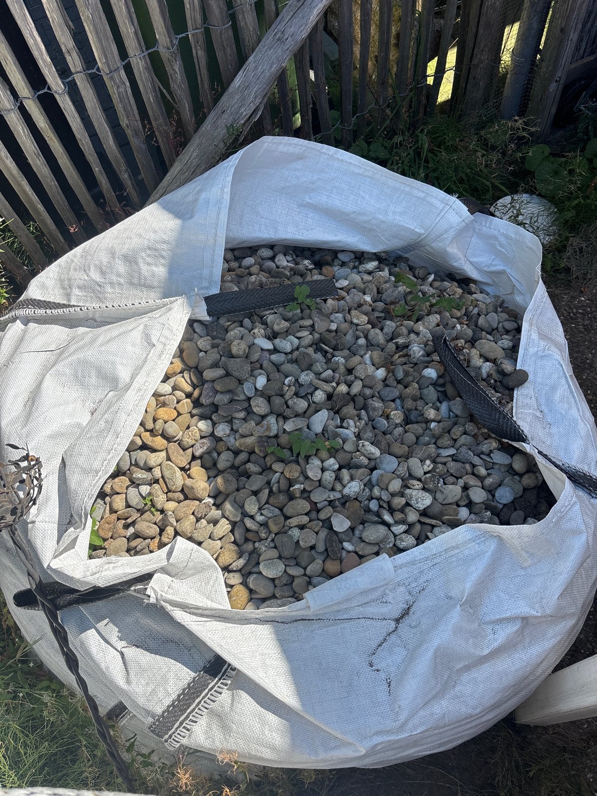 Kiezels en zand gratis af halen., Tuin en Terras, Zand, Ophalen, Gebruikt, Overige typen
