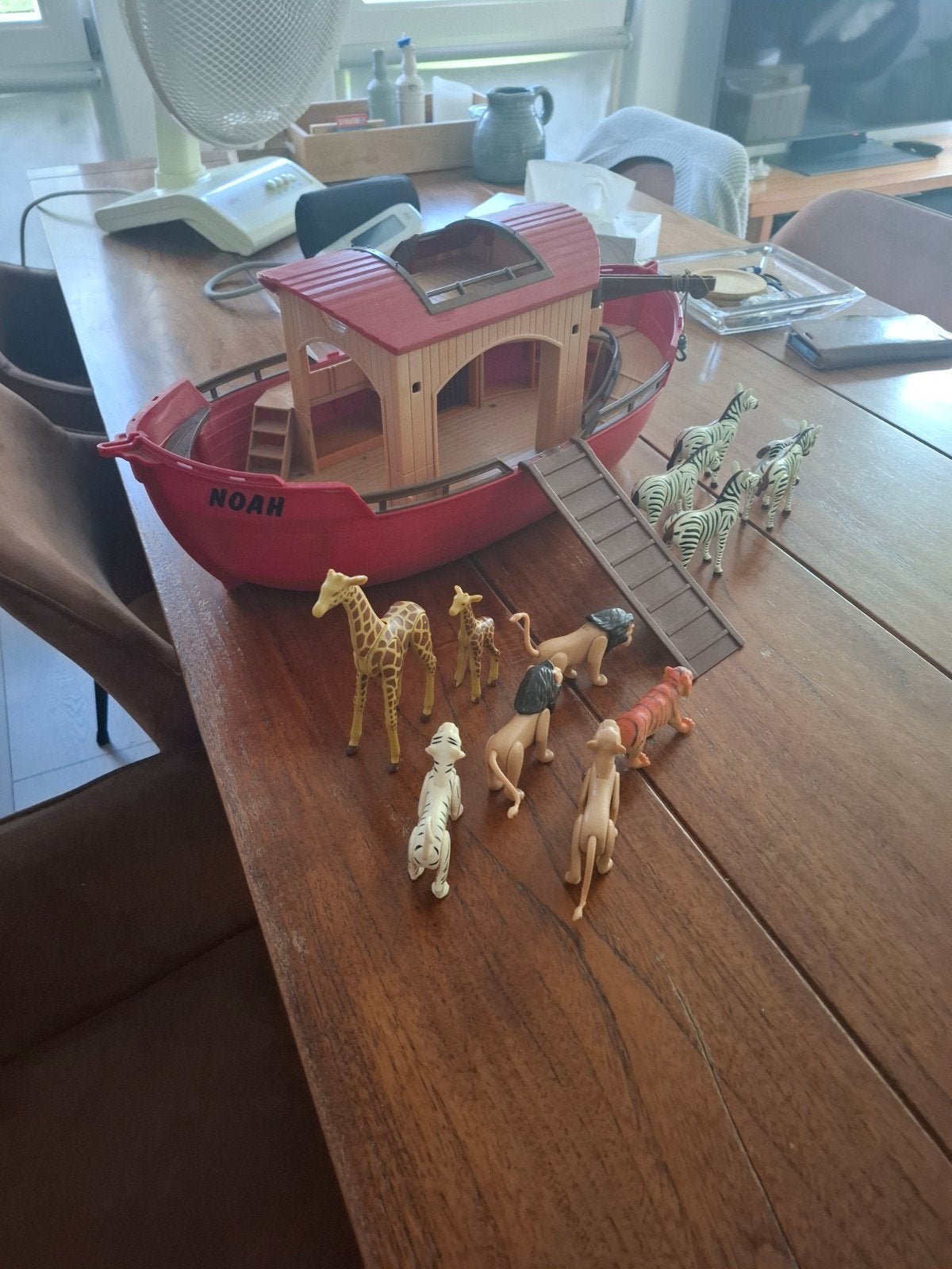 Ark van Noach met Dieren Speelset, Ophalen of Verzenden, Zo goed als nieuw, Jongen of Meisje