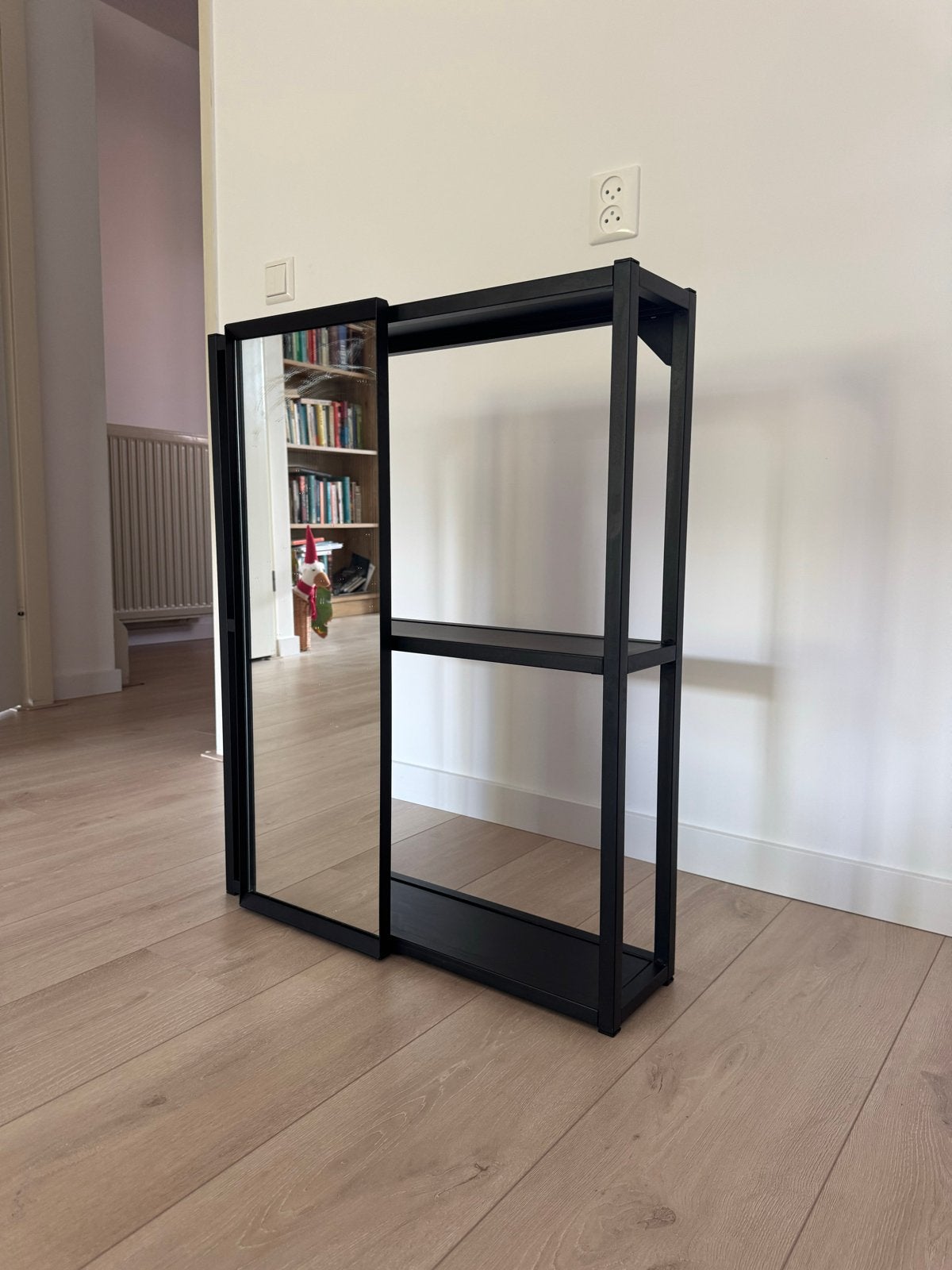 Ikea ENHET Spiegelkast, antraciet, 60x17x75 cm, Ophalen, Gebruikt, Minder dan 100 cm, Rechthoekig