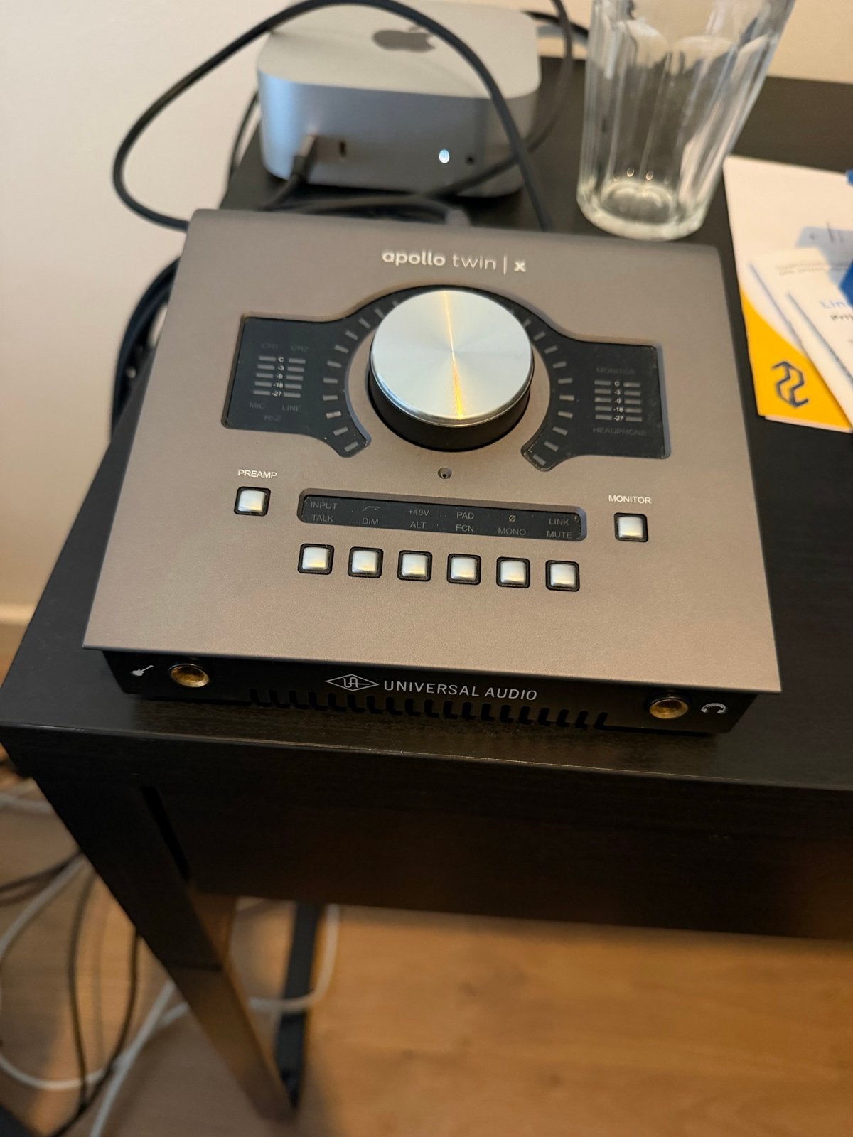 Universal Audio Apollo Twin X QUAD Thunderbolt Audio Interfa, Ophalen of Verzenden, Zo goed als nieuw
