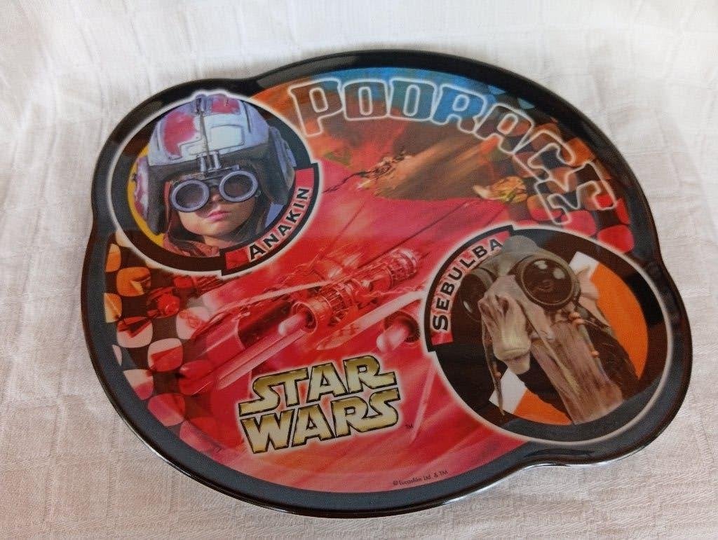 Star Wars Podrace plate Star Wars melamine bord, Verzamelen, Ophalen of Verzenden, Zo goed als nieuw, Gebruiksvoorwerp