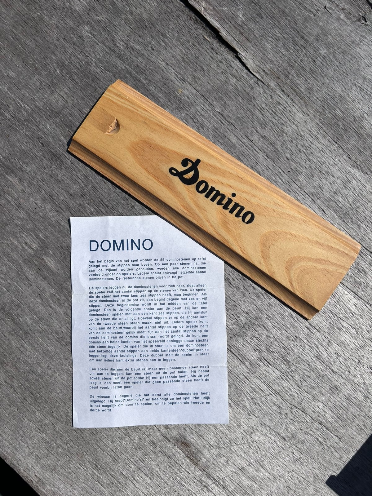 Domino, Ophalen of Verzenden, Zo goed als nieuw