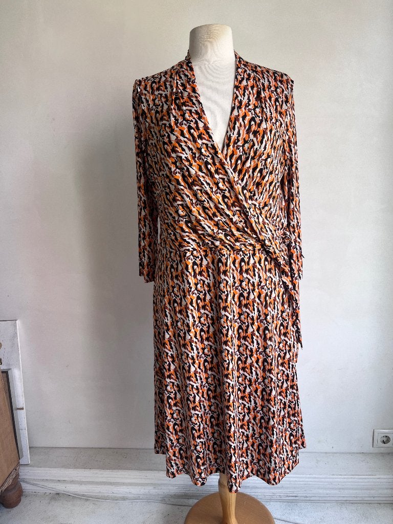 mart visser jurk oranje maat 42, Maat 42/44 (L), Oranje, Zo goed als nieuw, Knielengte