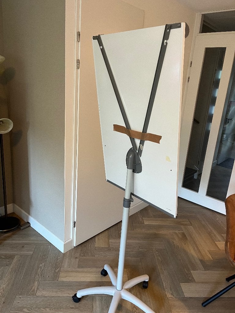 Flipover / whiteboard, Ophalen, Mobiel, Gebruikt, Whiteboard