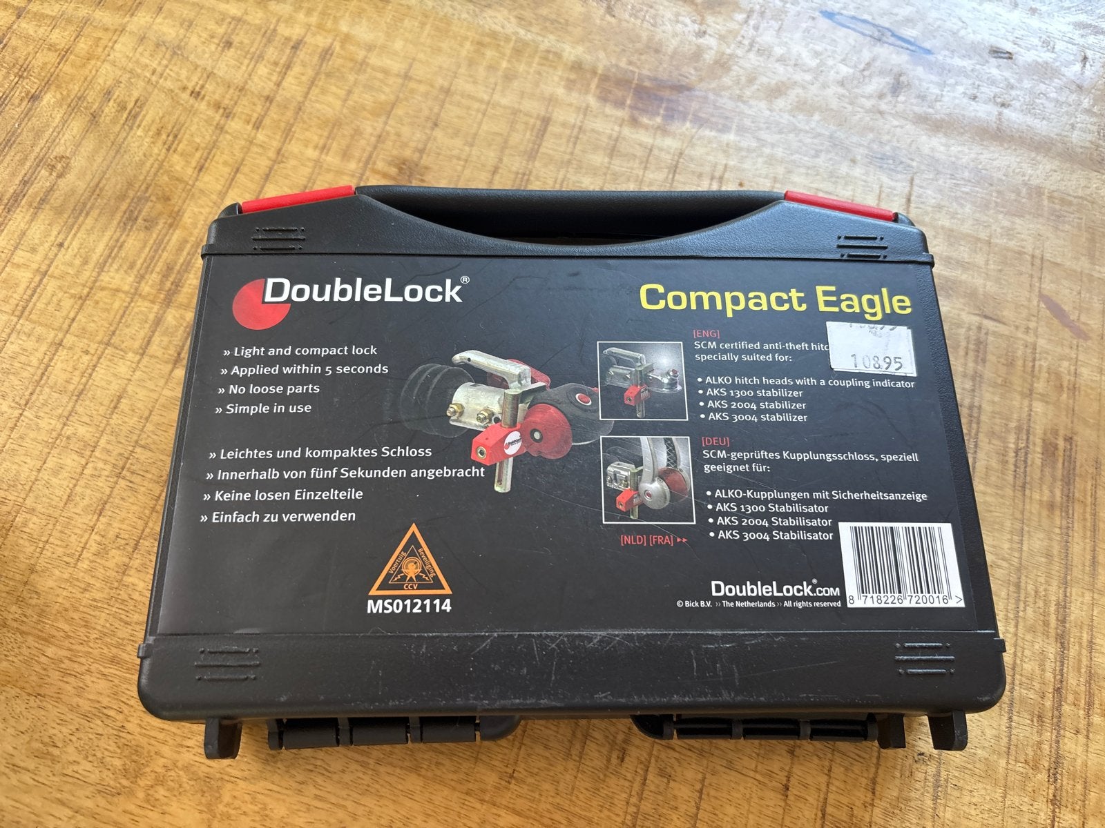DoubleLock Compact Eagle Dissel slot SCM gekeurd, Ophalen, Zo goed als nieuw