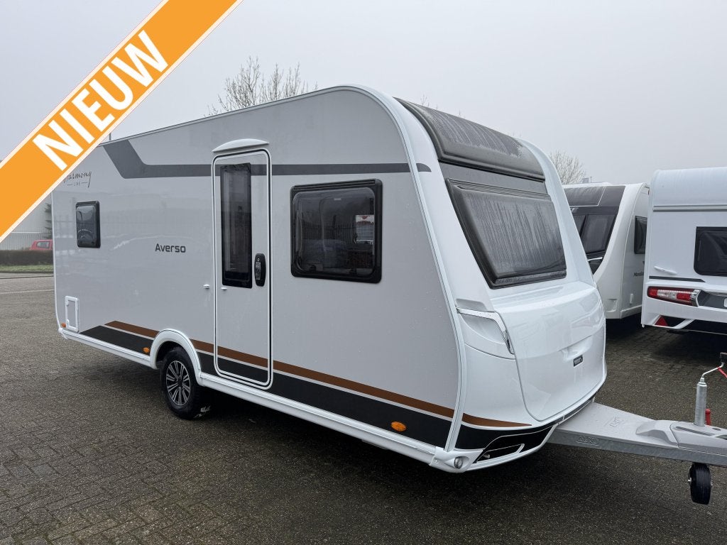 Bürstner Averso Harmony Line 465 TS met fransbed, Caravans en Kamperen, Rondzit, Schokbreker, 5 tot 6 meter, Tot en met 4