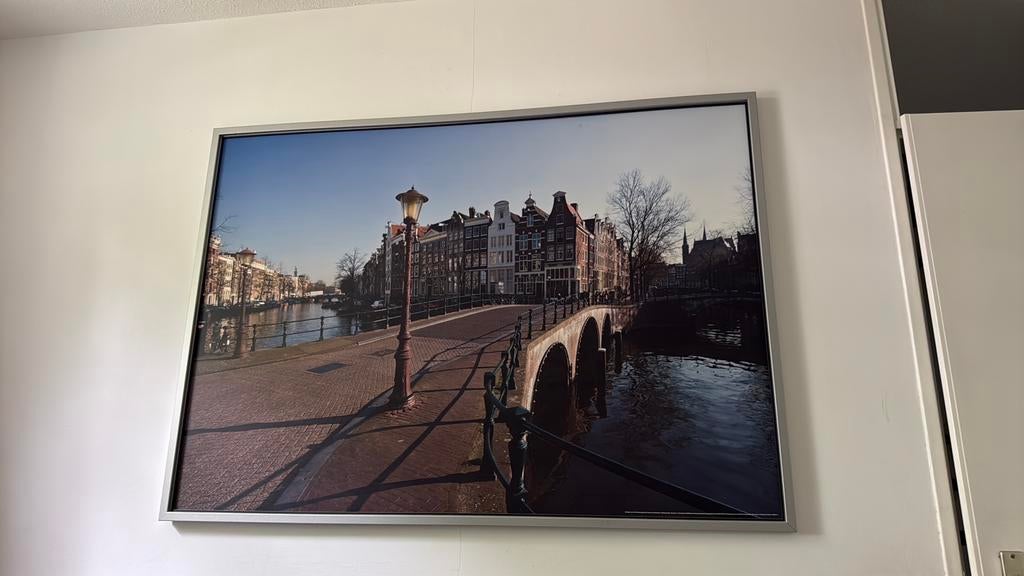 IKEA print: Bridge on the Keizersgracht canal, Ophalen, Zo goed als nieuw, 125 cm of meer, Print