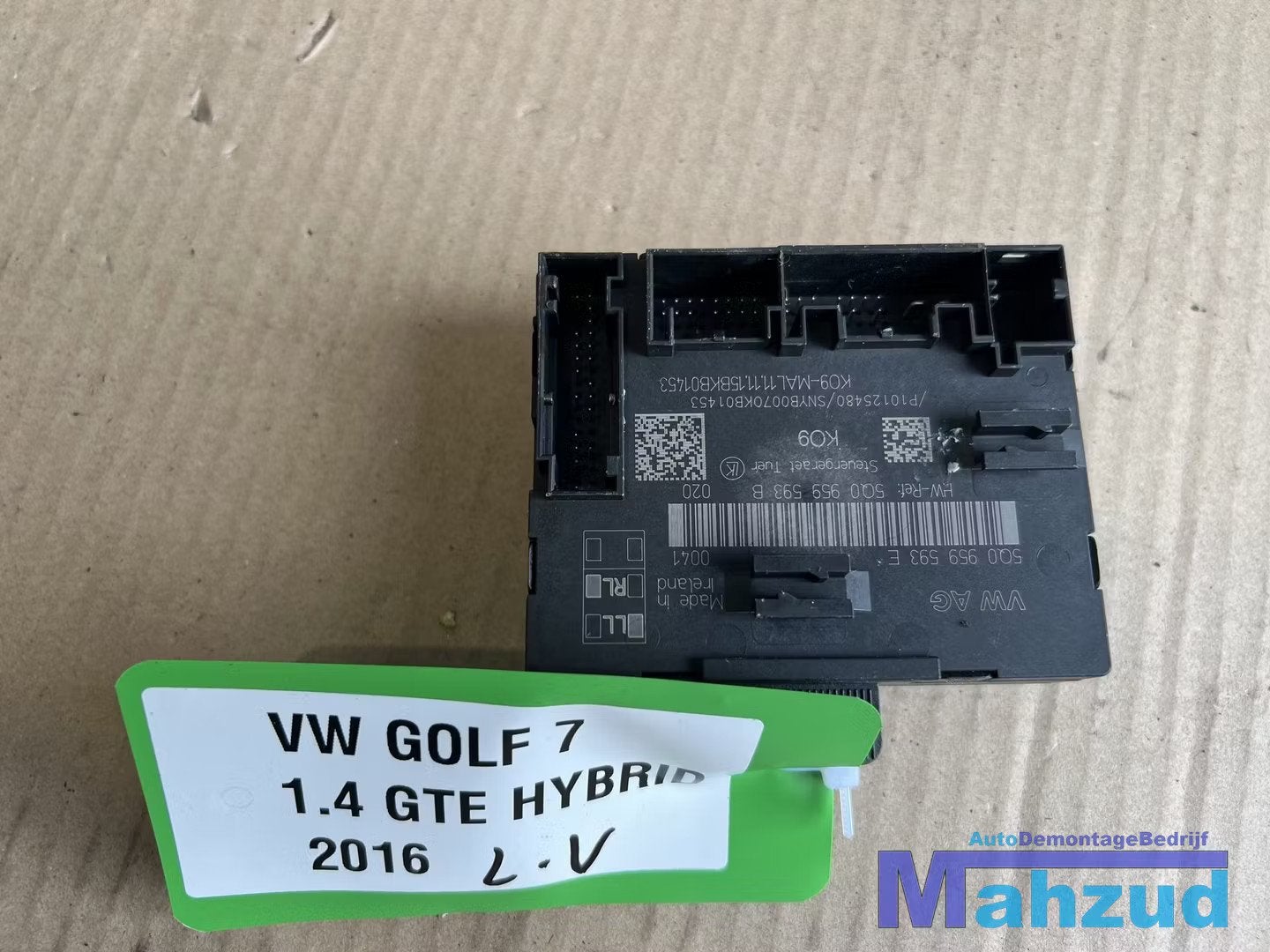 VW GOLF 7 Links voor deur module 5Q0959593B 2012-2021, Gebruikt, Volkswagen, Volkswagen AG, Berliner Ring 2
38440  Wolfsburg, DE