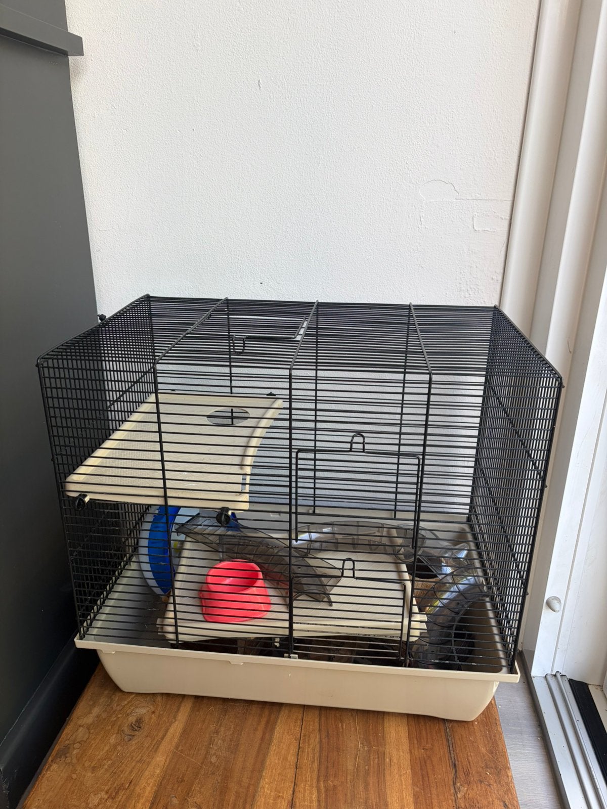 Gratis - Hamsterkooi incl. toebehoren, Kooi, Gebruikt, Minder dan 75 cm, Hamster