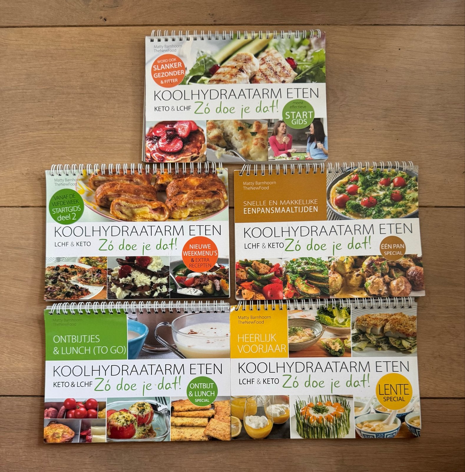 Koolhydraatarm Eten: 5 Kookboeken, Boeken, Ophalen of Verzenden, Zo goed als nieuw