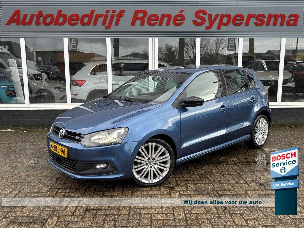 Volkswagen Polo 1.4 TSI 150 PK BlueGT | Automaat | Xenon | A, Auto's, Volkswagen, Gebruikt, 4 cilinders, 150 pk, Blauw