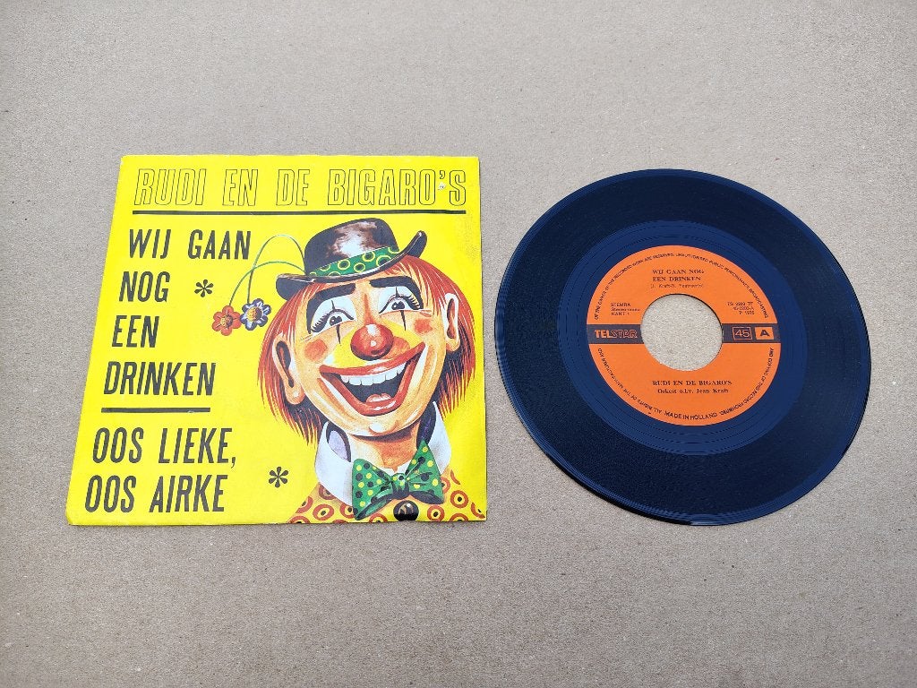 Single: Rudi En De Bigaro's - Wij Gaan Nog Een Drinken(1976), Cd's en Dvd's, Verzenden, Gebruikt, 7 inch, Nederlandstalig