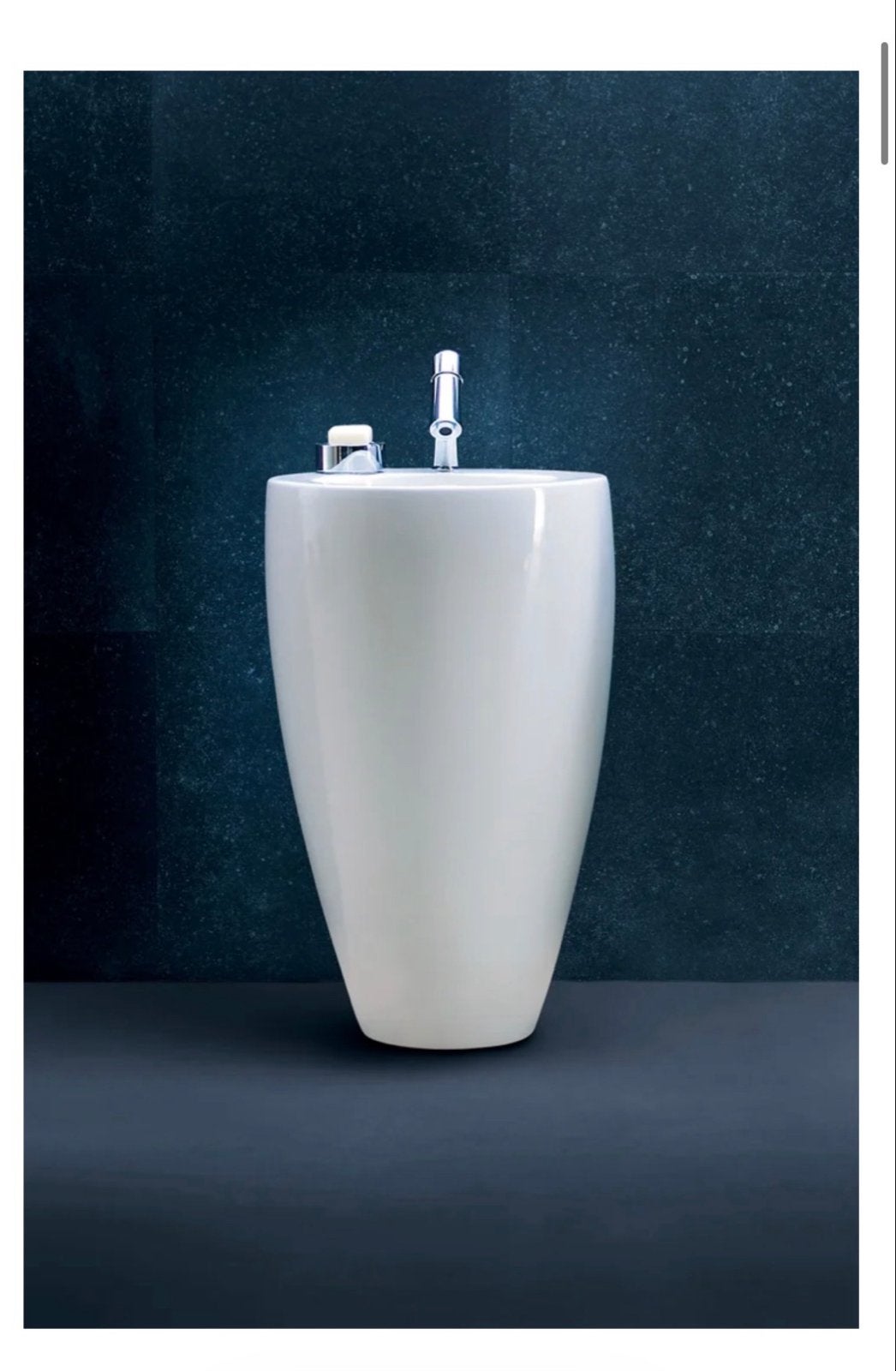 Twee design Alessi Laufen wastafels, Ophalen, Zo goed als nieuw, Wastafel