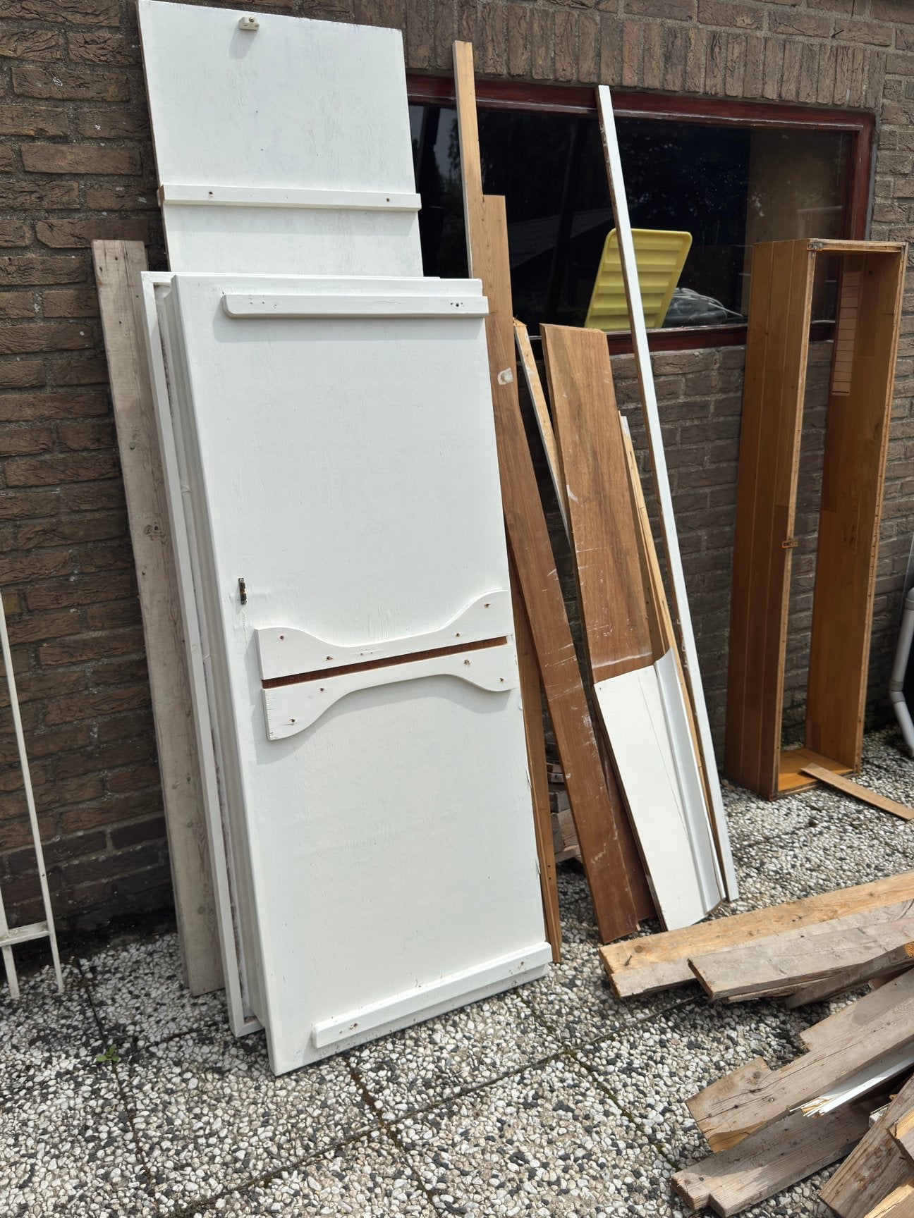Gratis hout, Witgoed en Apparatuur, Koelkasten en IJskasten, Ophalen, Zonder vriesvak, 200 liter of meer, 160 cm of meer