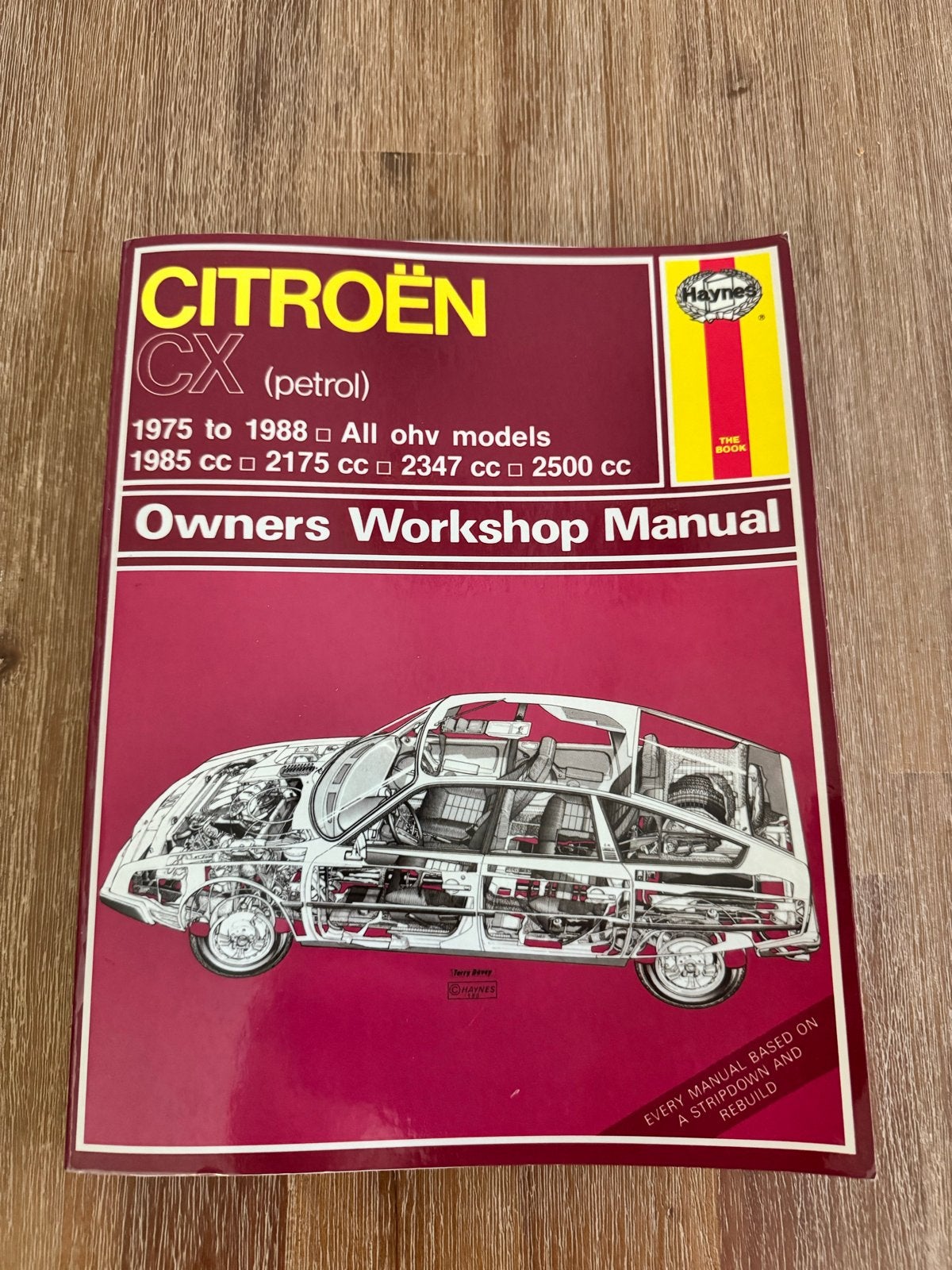 Haynes Manual Citroën CX (Petrol) 1975-1988 - Zeer Net, Ophalen of Verzenden, Zo goed als nieuw, Citroën