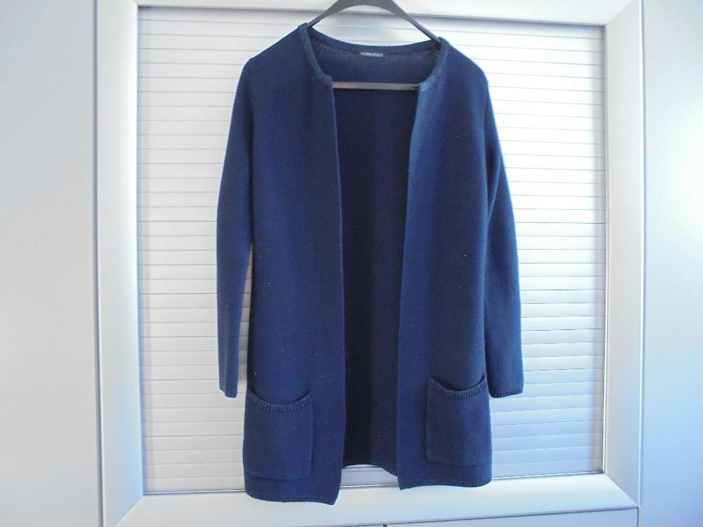 vest lang blauw maat 40 merk van nick Jansen, Kleding | Dames, Truien en Vesten, Maat 38/40 (M), Blauw, Nick Jansen, Ophalen of Verzenden