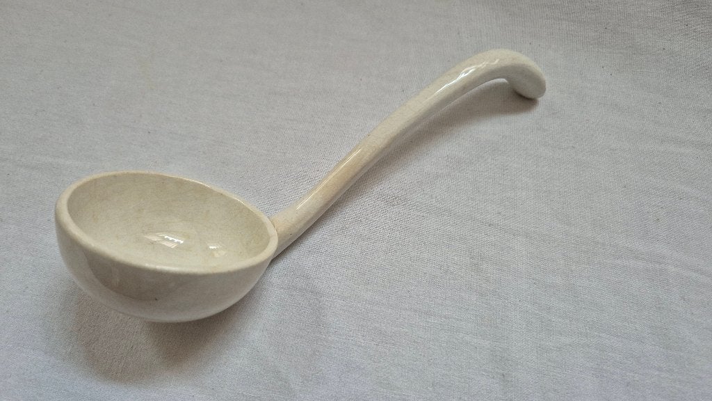 sauslepel Petrus Regout, Antiek en Kunst, Antiek | Servies los, Ophalen of Verzenden