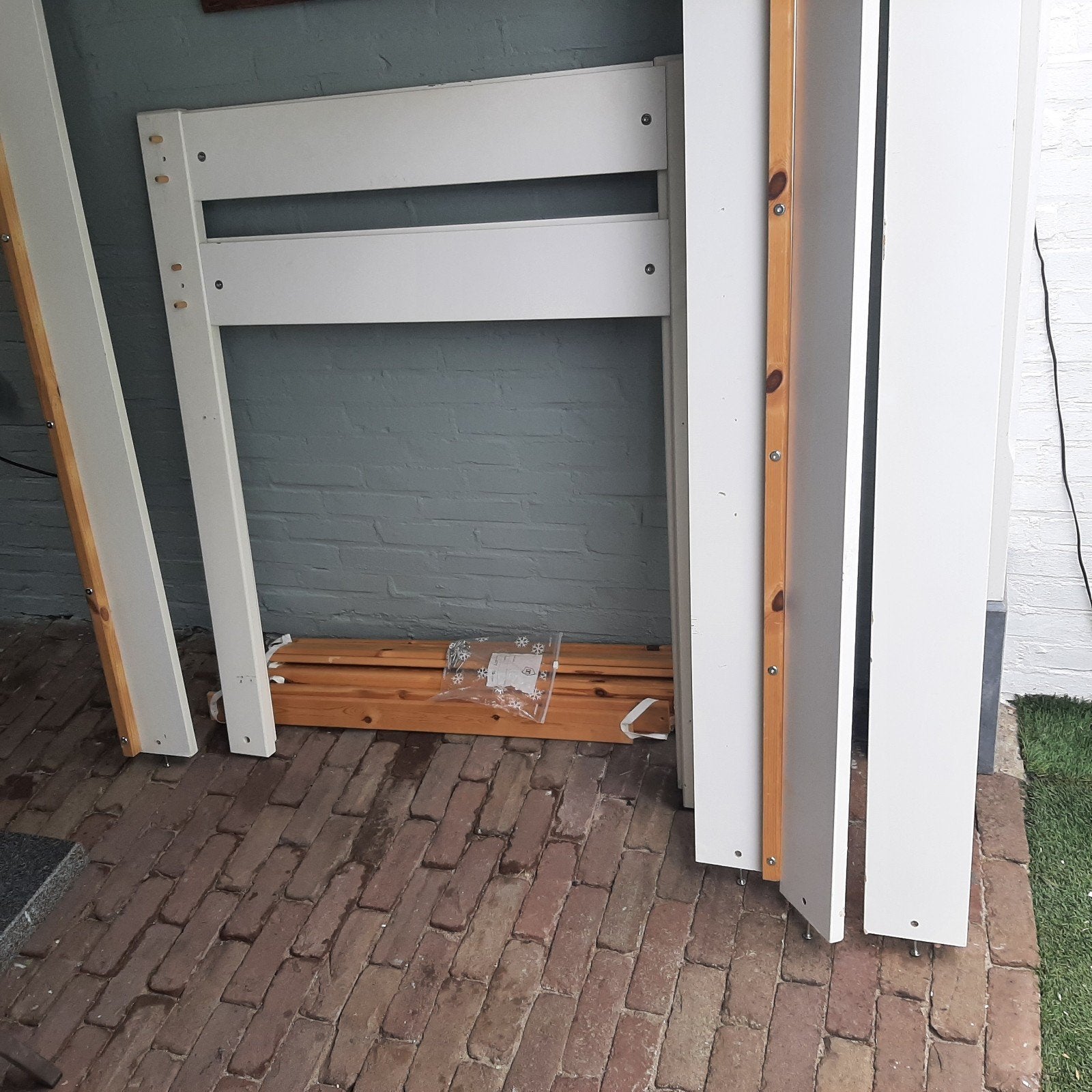 Lifetime half hoogslaper, Gebruikt, 90 cm, Eenpersoons, Ophalen of Verzenden