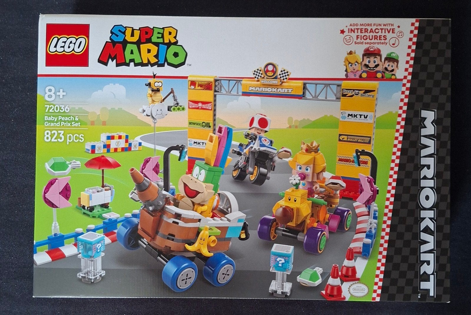 LEGO 72036 Super Mario Baby Peach & Grand Prix Set, Kinderen en Baby's, Ophalen of Verzenden, Nieuw