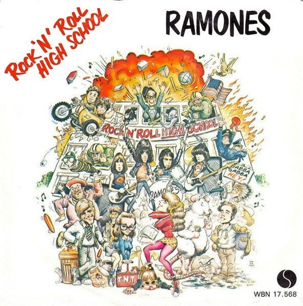 Ramones – Rock 'N' Roll High School  punk rock, Fotohoes, 7 inch, Single, Ophalen of Verzenden