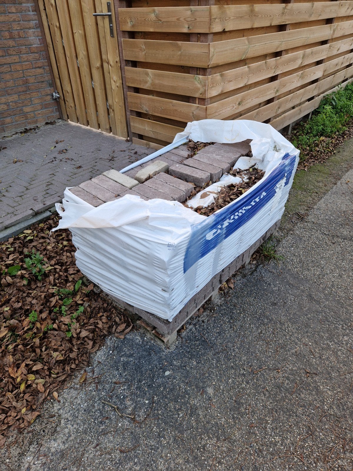 Nieuwe Waaltjes Mangaan 5-6 m² (7x20cm), Ophalen, Klinkers, Nieuw, 5 tot 10 m²
