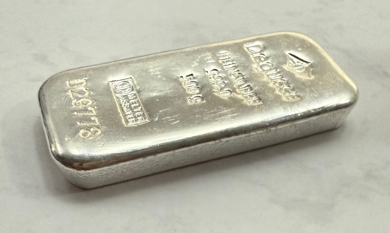 500 gram Zilverbaartje Degussa / 999 zilver / Vintage, Ophalen of Verzenden, Zilver