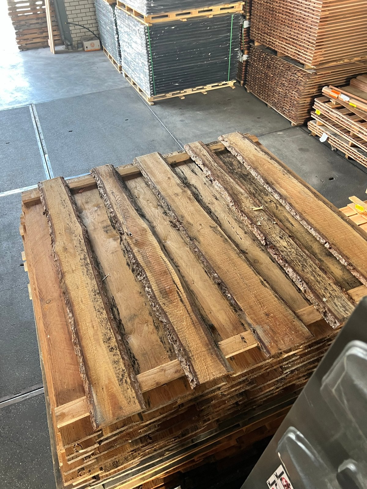 Douglas schors schermen voor schutting of decoratie, Ophalen, 25 tot 50 mm, Nieuw, Plank