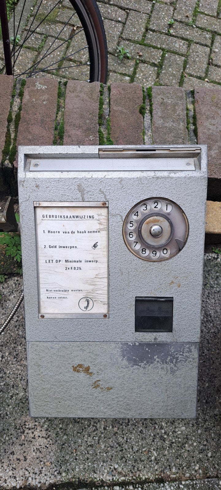 Vintage PTT Telefooncel Telefoon - Decoratief Object, Ophalen of Verzenden