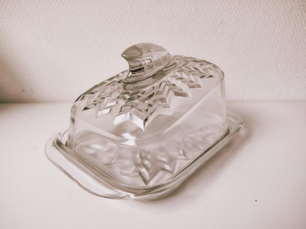 Oude glazen kaasstolp, Ophalen of Verzenden