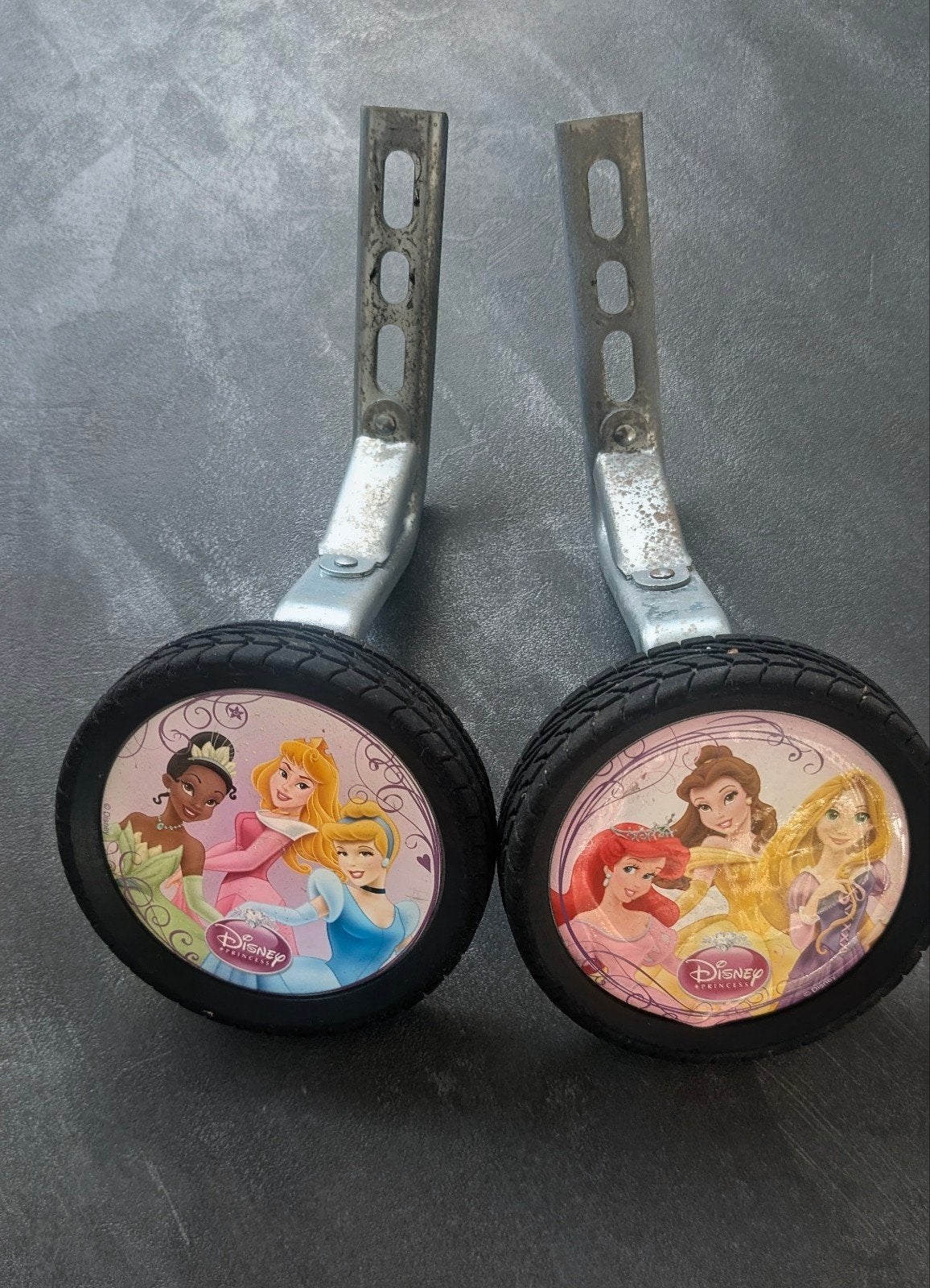 Disney Prinsessen zijwieltjes voor kinderfiets, Ophalen of Verzenden, Gebruikt, Disney