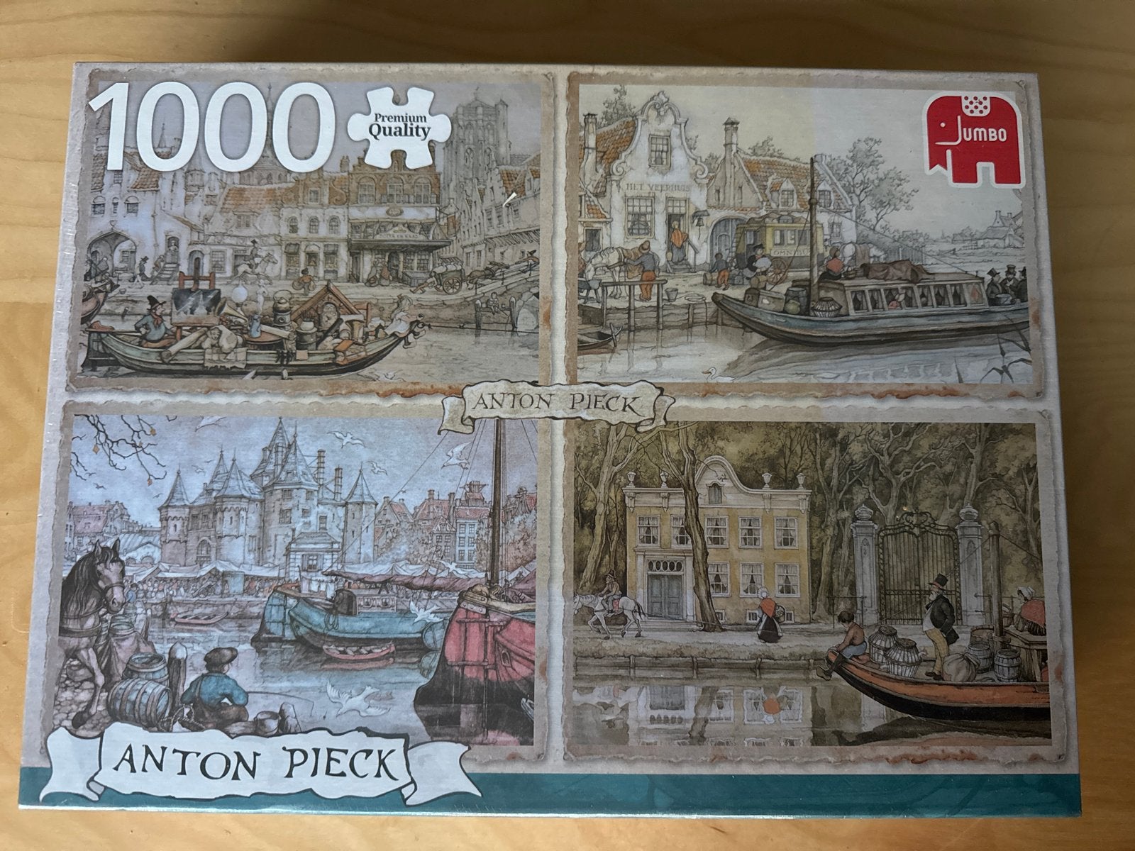 Puzzel Anton Pieck Premium Collection 1000 stukjes, Ophalen of Verzenden, 500 t/m 1500 stukjes, Nieuw, Legpuzzel