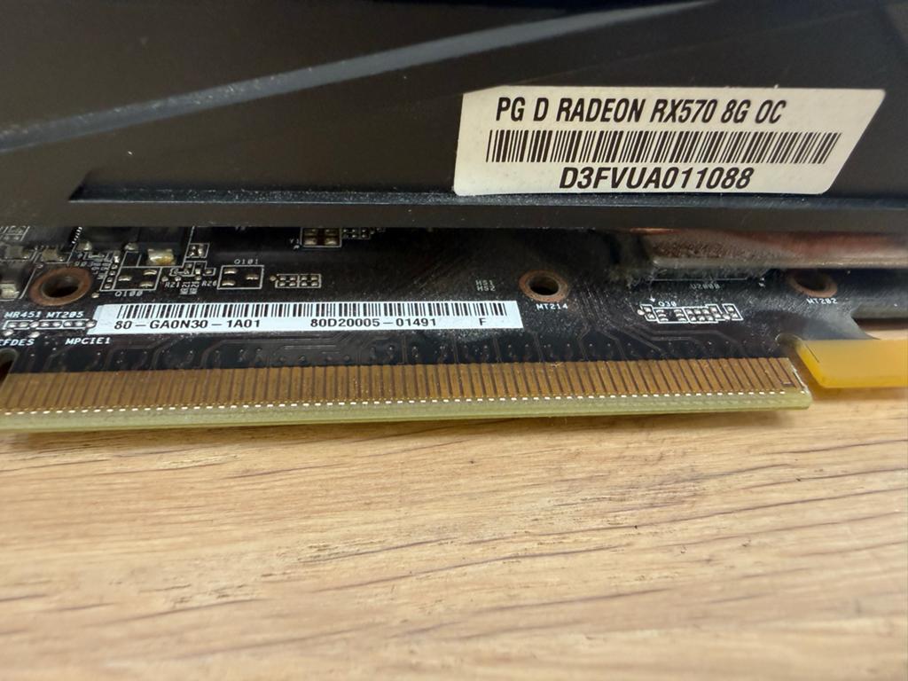 ASRock Phantom Gaming D Radeon RX570 8G OC Videokaart, PCI-Express 3, AMD, Ophalen of Verzenden, GDDR5