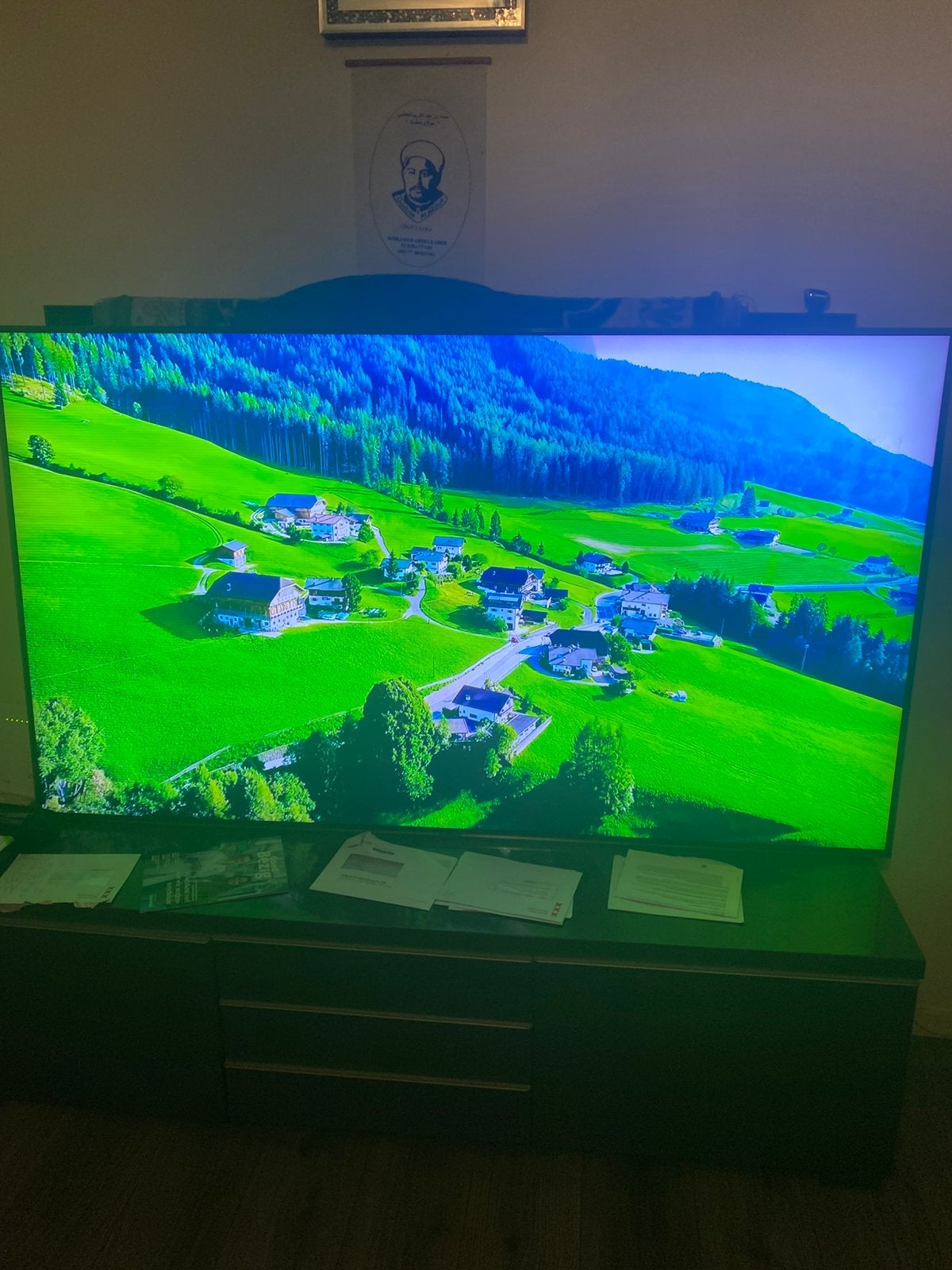 Samsung smart tv 75 inch, Ophalen, Zo goed als nieuw, 100 Hz, Samsung