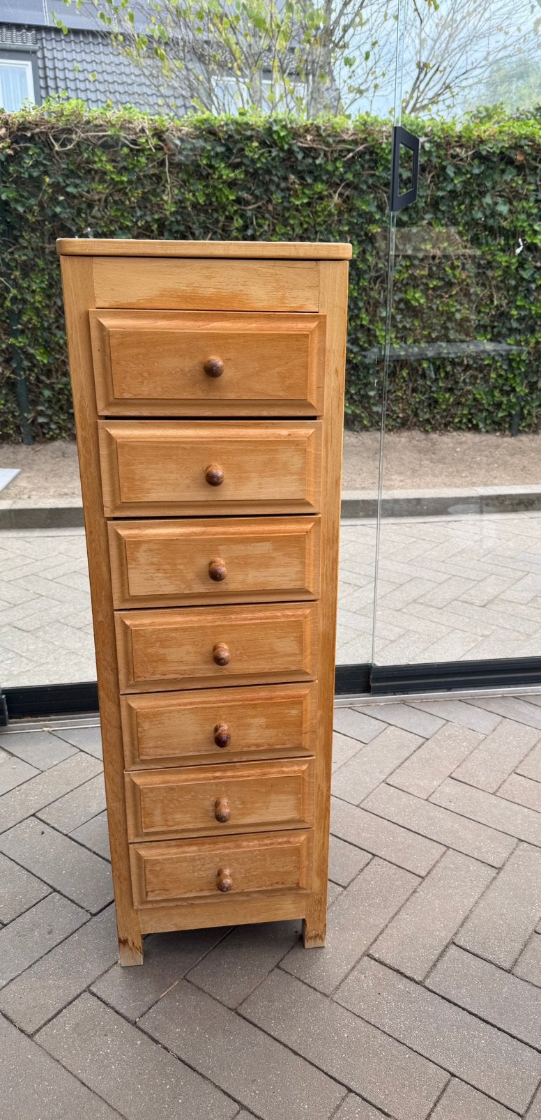 Ladekast kasten laatjes hout inrichting meubels vintage, Huis en Inrichting, Ophalen, 5 laden of meer, 100 tot 150 cm, 50 tot 100 cm
