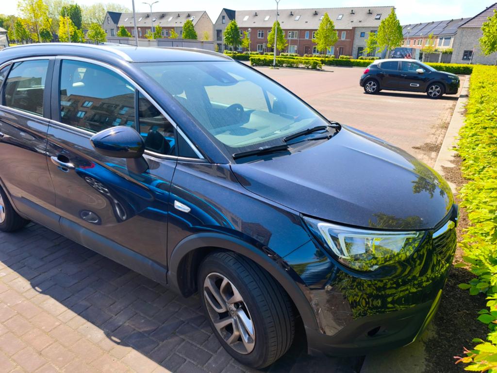 Opel Crossland X 1.2 Turbo 110pk Start/stop 2019 Blauw, Auto's, Voorwielaandrijving, 840 kg, Zwart, 1199 cc