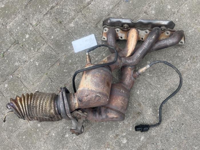 Uitlaatspruitstuk + katalysator van een BMW 3-Serie, Auto-onderdelen, Uitlaatsystemen, BMW, Gebruikt, 3 maanden garantie, Verzenden